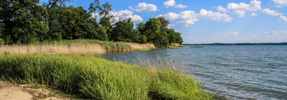 A scenic summer view on the Patuxent River in Southern Maryland