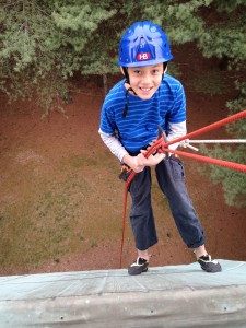 Scout Climbing at Goshen Scout Reservation Tower